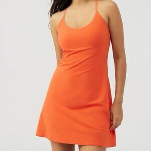 Outdoor Voices Orange Exercise Dress